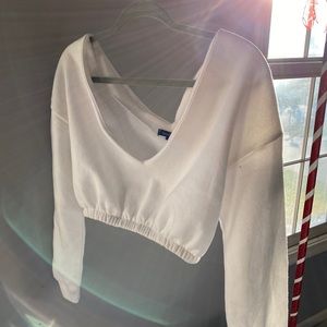 boohoo cropped sweater